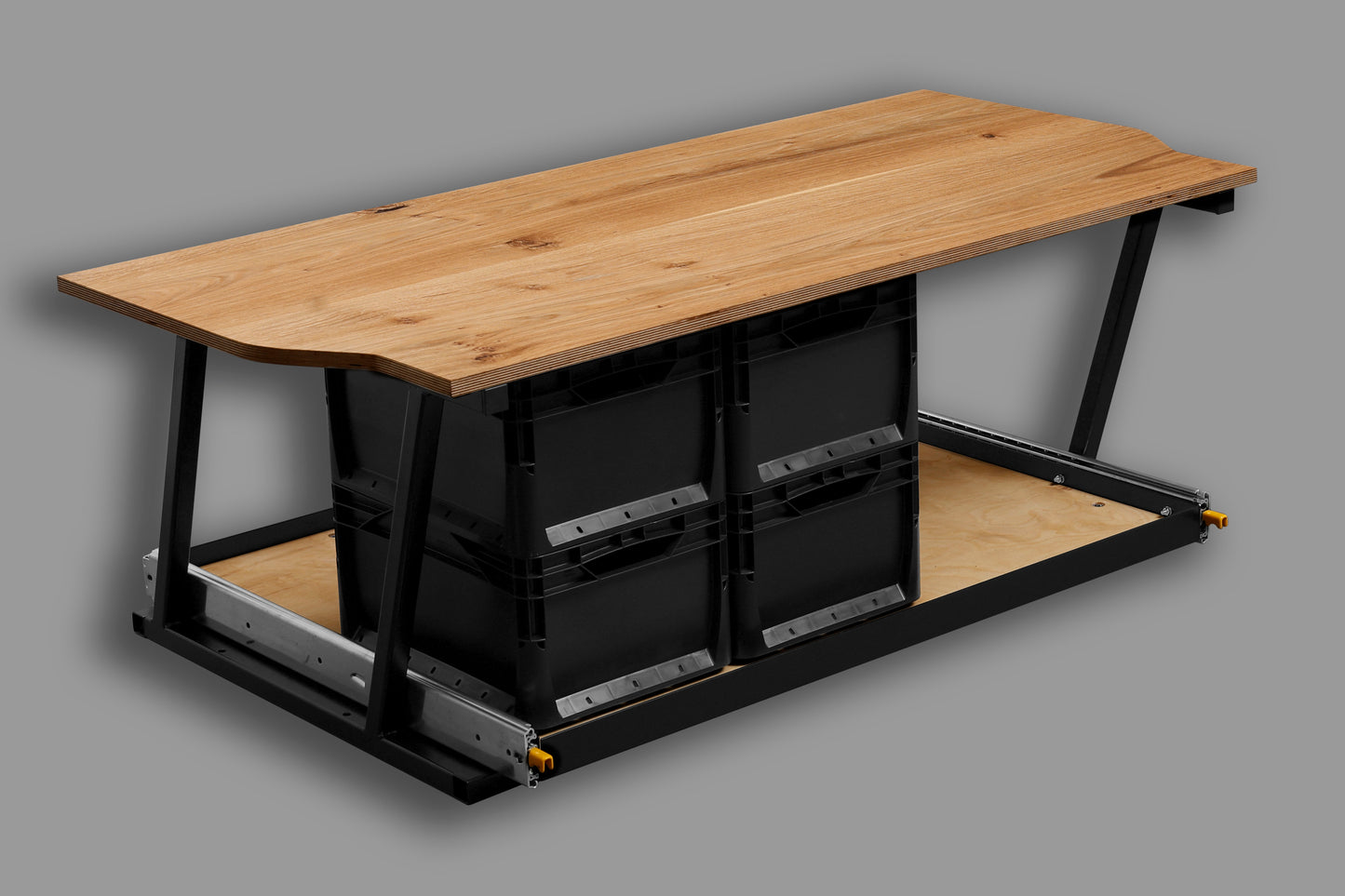 Stauraum für Gepäck und Campingausrüstung in der Yourflexvan Campingbox.
